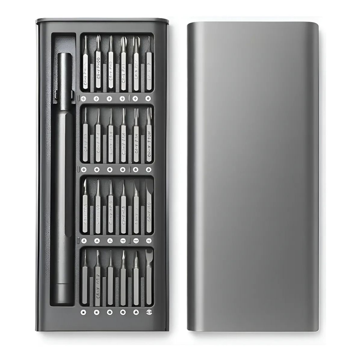 GENERICO - Juego Desatornillador Precision 24 En 1 Kit Reparacion Celulares Relojes Puntas Imantadas Kit Herramientas 24 en 1