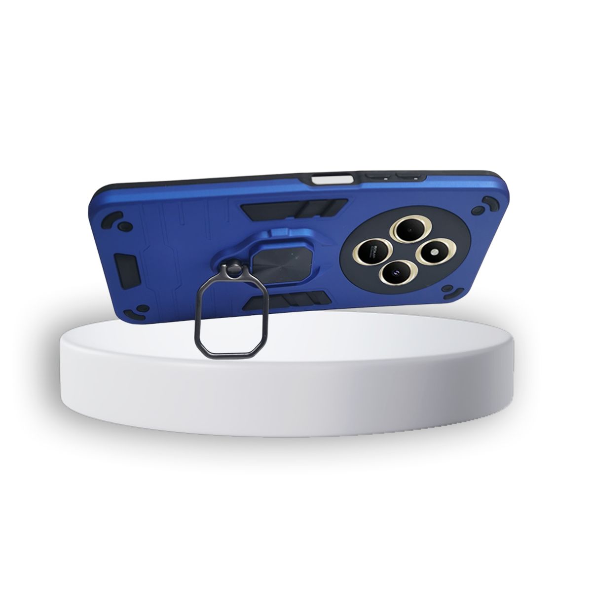 GENERICO - CARCASA ANILLO ANTIGOLPE PARA XIAOMI POCO C75 COLOR AZUL