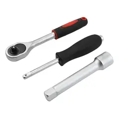 GENERICO - Caja Herramientas Dados Llaves 94 Piezas Acero Crv - Norplat Color Azul