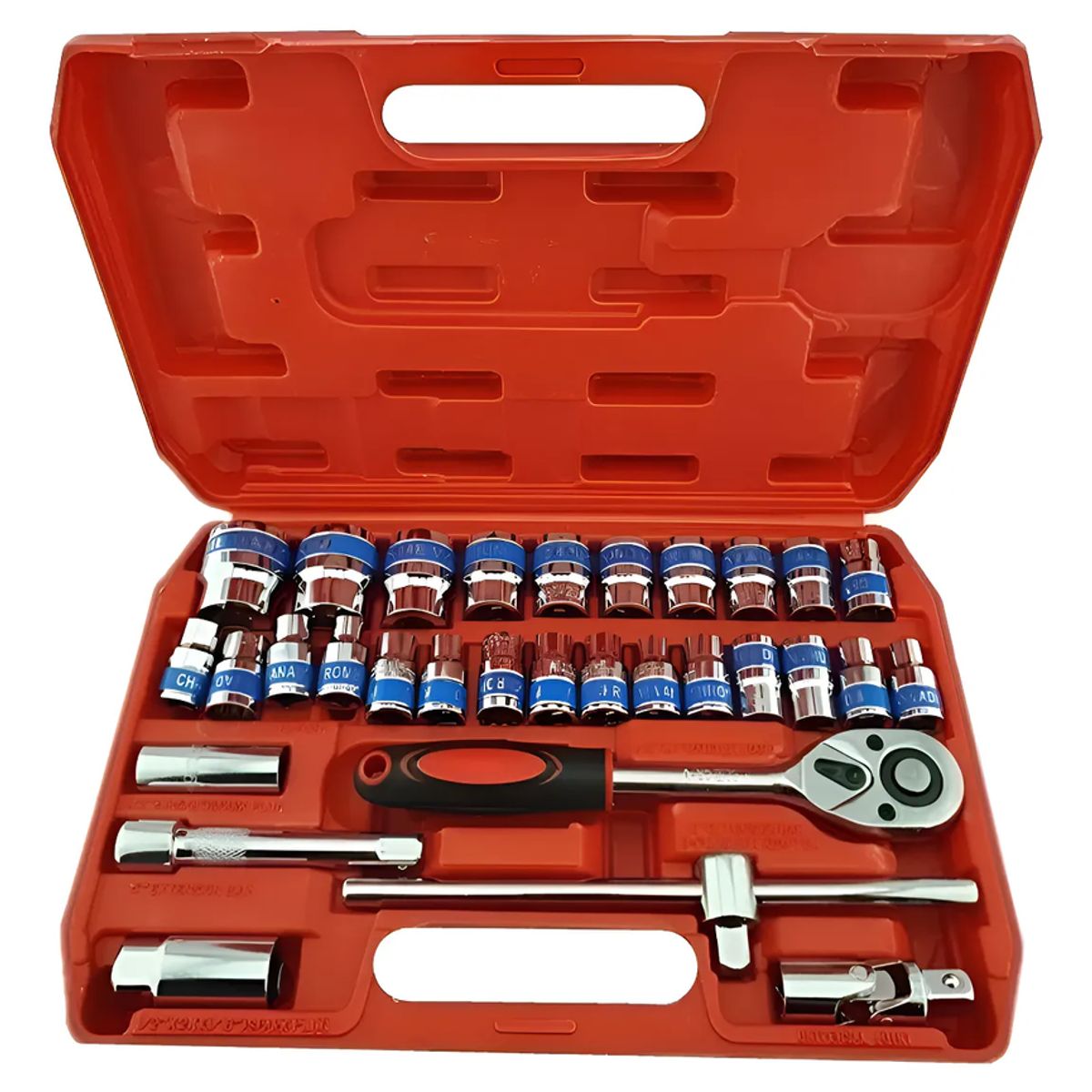 GENERICO - Juego De Dados Cuadrante 12 Pulgada 32 Piezas Jh Naranja