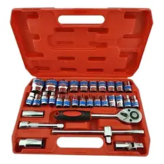 GENERICO - Juego De Dados Cuadrante 12 Pulgada 32 Piezas Jh Naranja