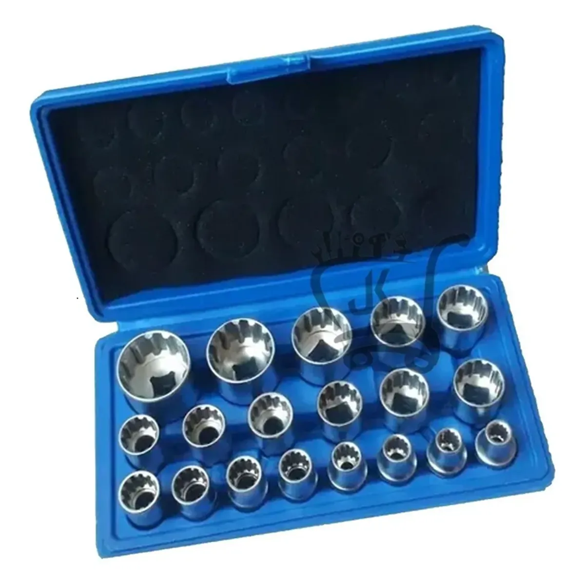 GENERICO - Juego Dados Poligonales 12 19pcs 8mm Hasta 32mm Cmda2019
