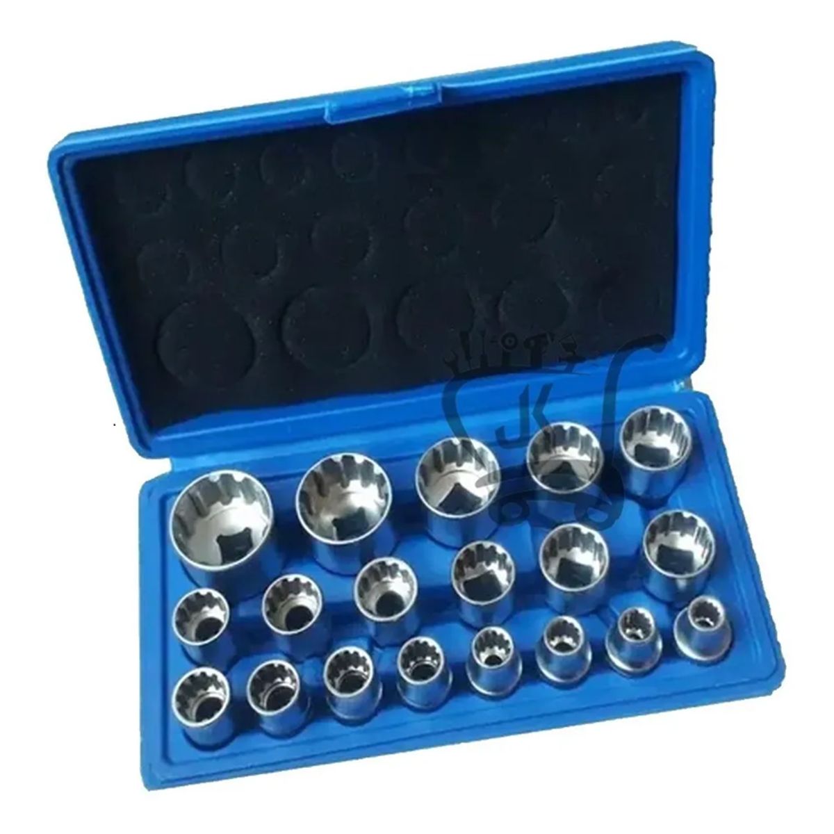 GENERICO - Juego Dados Poligonales 12 19pcs 8mm Hasta 32mm Cmda2019
