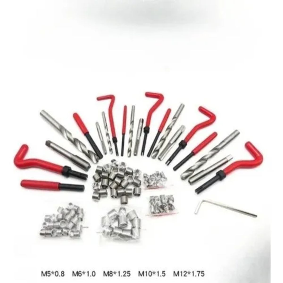 GENERICO - Kit De Herramientas Combinadas Generica 131 Piezas Rojo