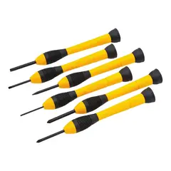 GENERICO - Juego De 6 Destornilladores De Precisión Stanley 66-052