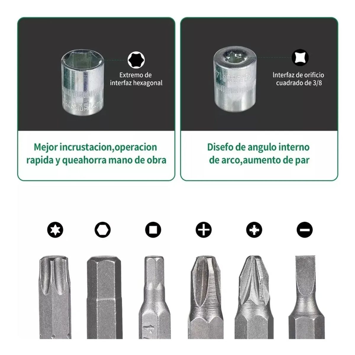 GENERICO - Juego De Herramientas Mecanicas Reparación Auto 46pcs En Caj