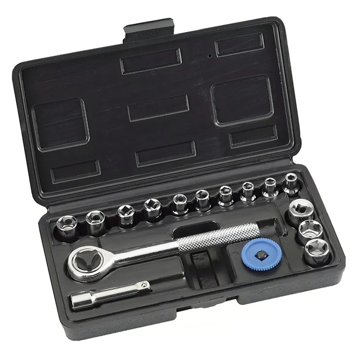 GENERICO - Set Kit Juego De Dados Cuadrante 14 16 Piezas Kwb 371990 Color Unico Color