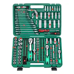 GENERICO - Caja De Herramientas Dados Y Llaves 216 Piezas Verde