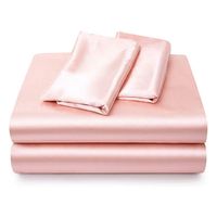 Sabanas Satin Ultra Suaves Juego Completo - Coral - King