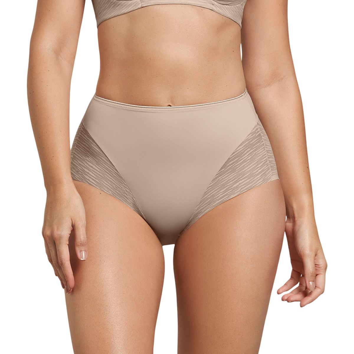 LEONISA - Panties 012984 Calzón Control Moderado Café