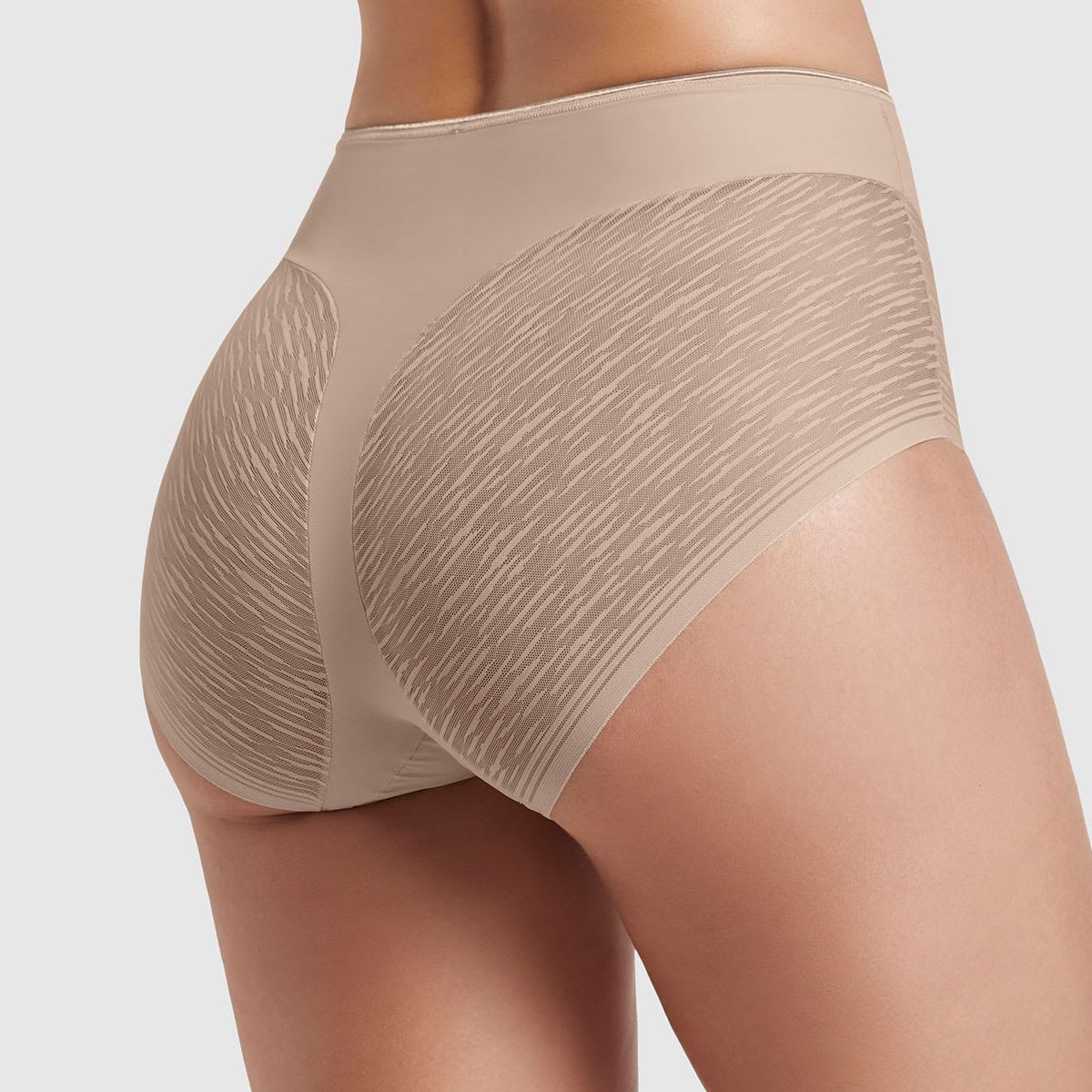 LEONISA - Panties 012984 Calzón Control Moderado Café