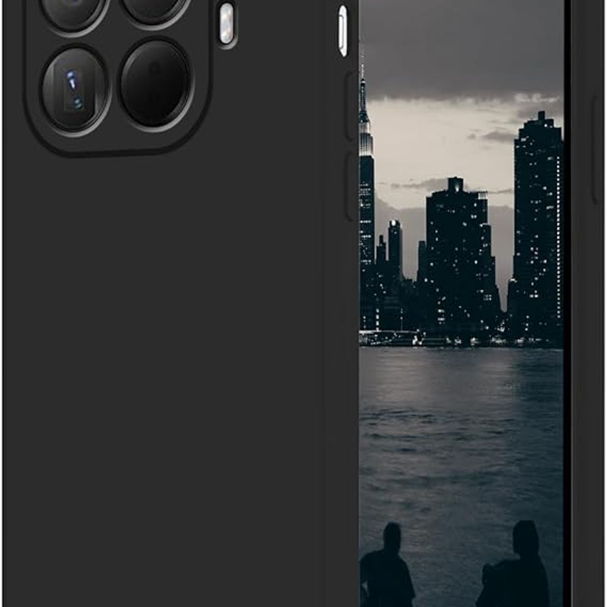 GENERICO - Carcasas Silicona Color Para Xiaomi 15T Pro 5g - Negro
