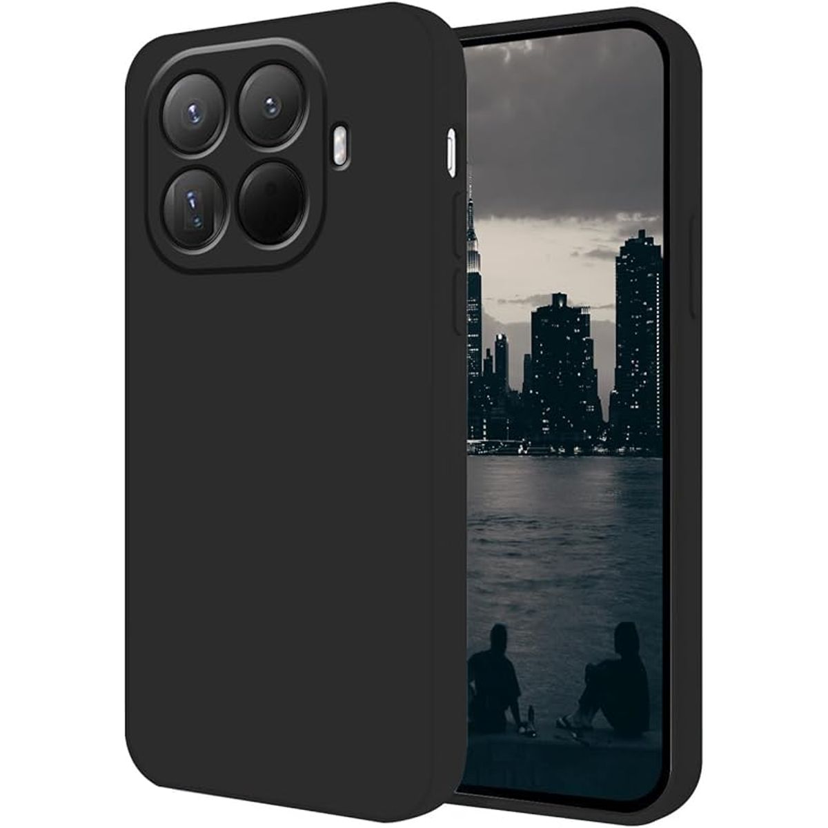 GENERICO - Carcasas Silicona Color Para Xiaomi 15T Pro 5g - Negro