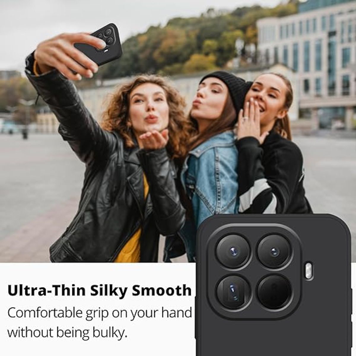 GENERICO - Carcasas Silicona Color Para Xiaomi 15T Pro 5g - Negro