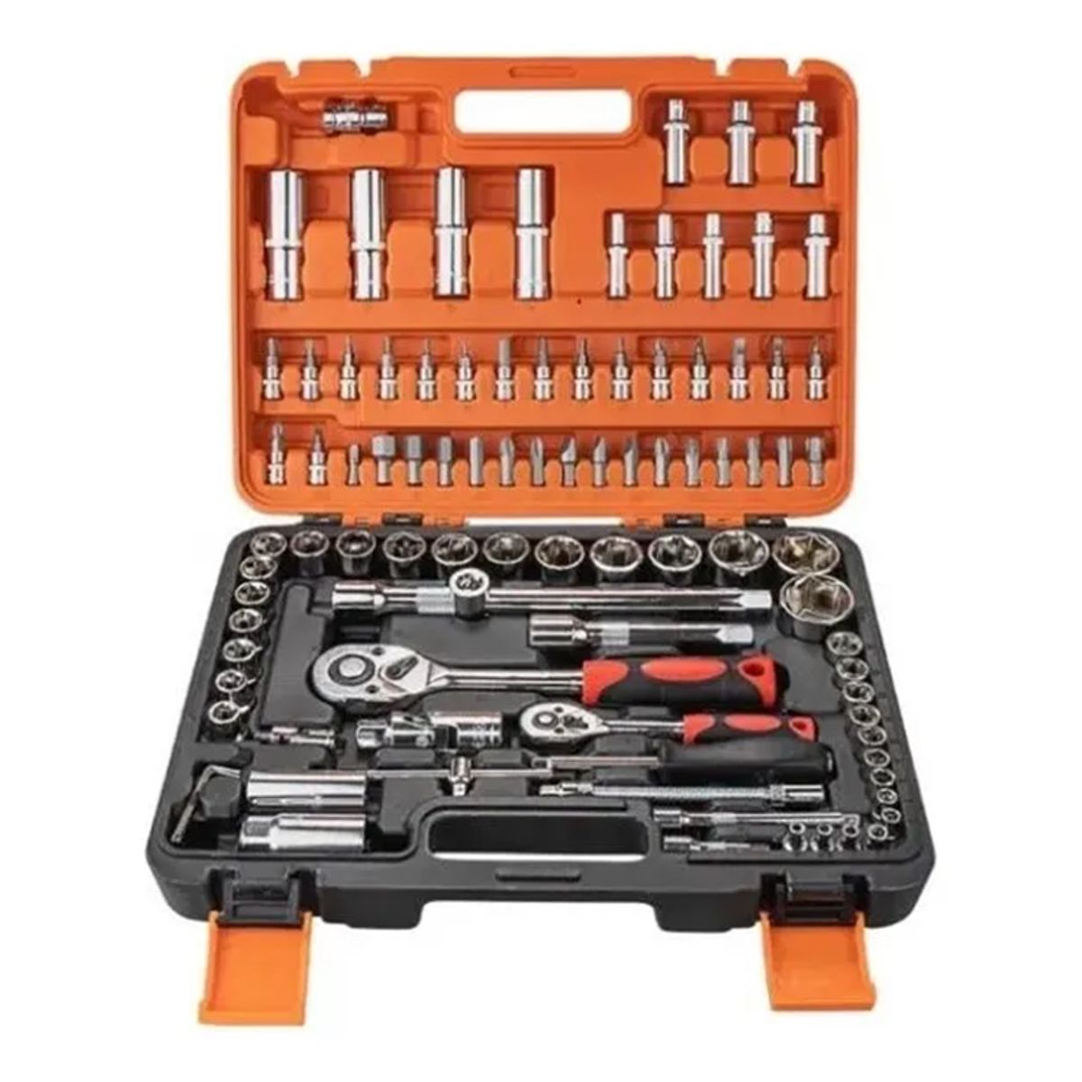 GENERICO - Caja Herramientas Set Kit Juego Dados Chicharra Llaves Coron