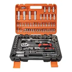 GENERICO - Caja Herramientas Set Kit Juego Dados Chicharra Llaves Coron