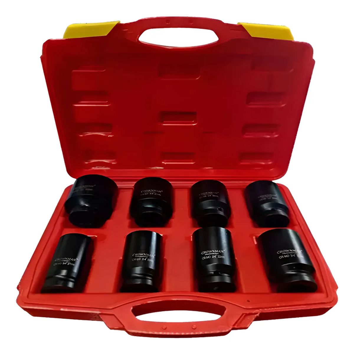 GENERICO - Juego Caja Dados Impacto 34 Professional 8 Piezas Crownman Negro
