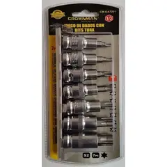 GENERICO - Set Kit Juego De Dados Macho Allen 7 Piezas Crownman Gris