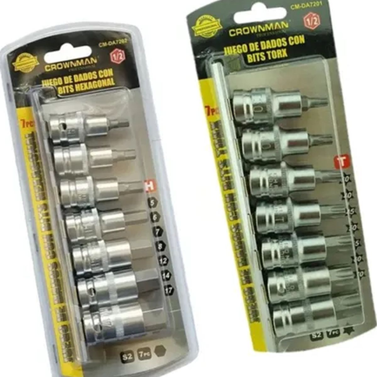 GENERICO - Set Kit Juego De Dados Macho Allen 7 Piezas Crownman Gris