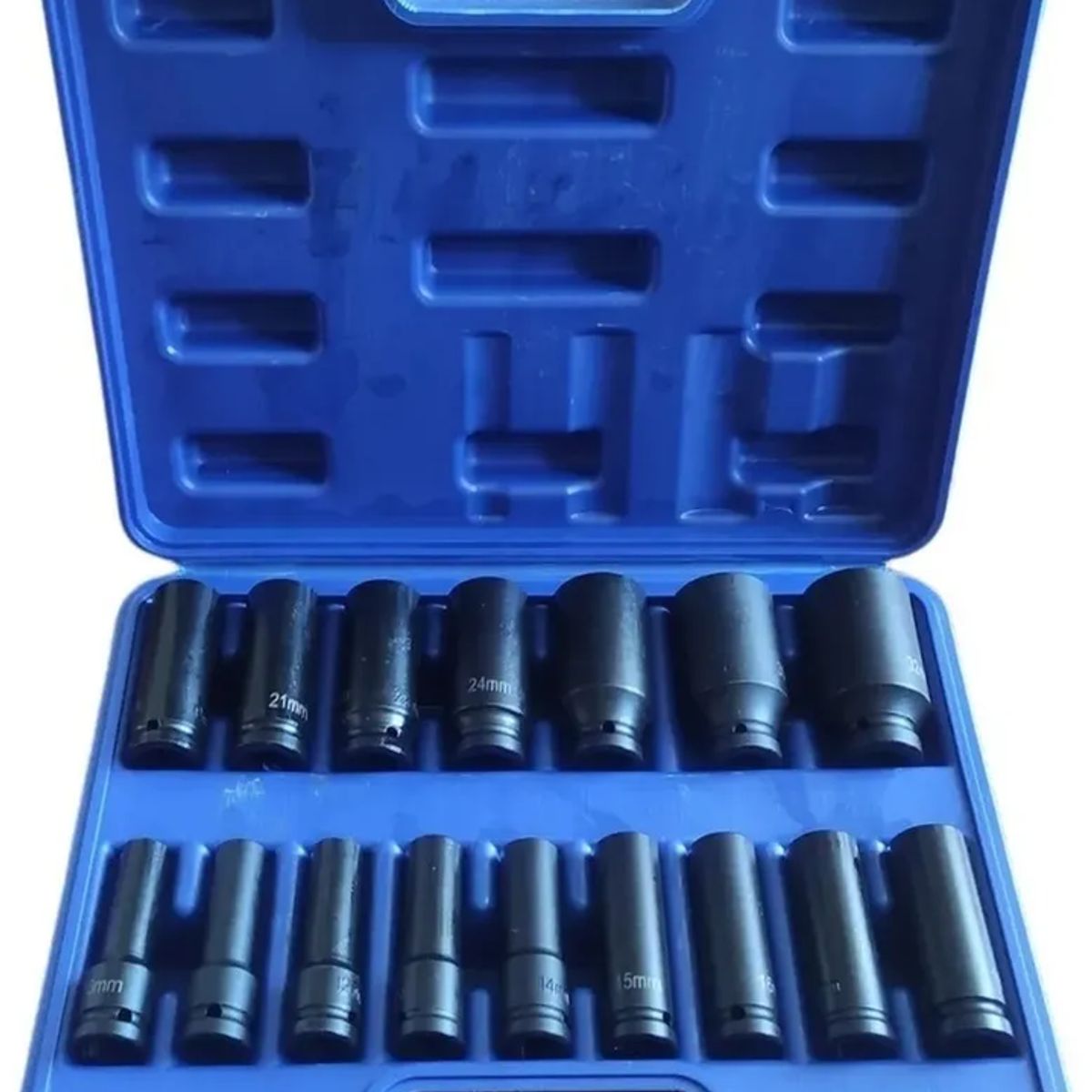 GENERICO - Set De Dados De Impacto De 16 Pcs Largos Desde La 10-32mm Xl