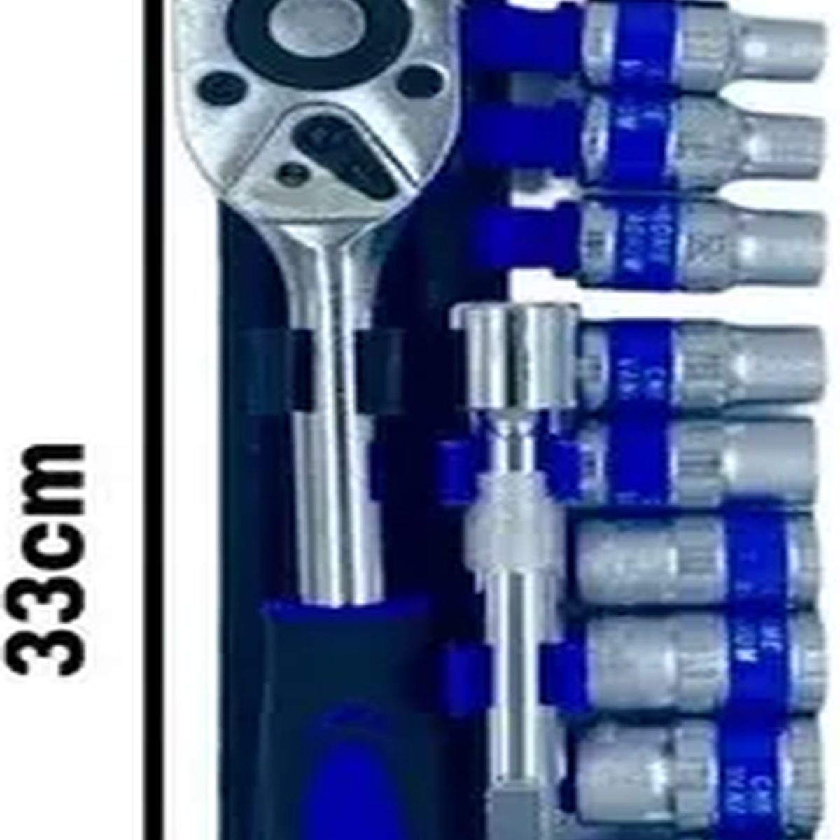 GENERICO - Set Juego 12 Pcs Dados Herramientas + Chicharra 12 Acero Xl