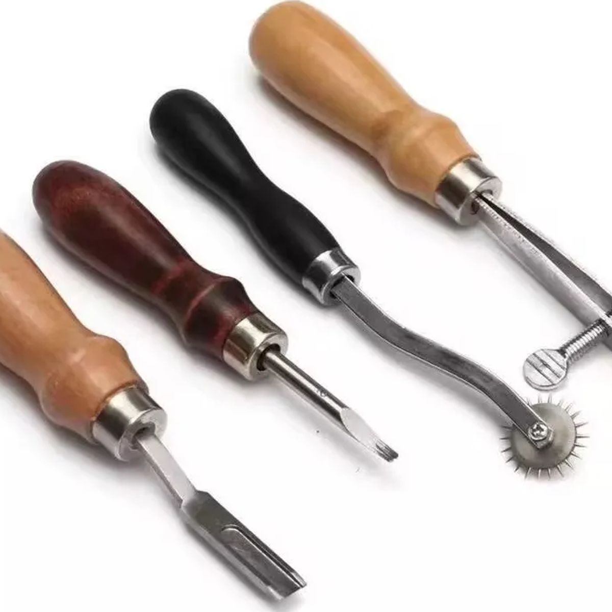 GENERICO - Kit De 18 Herramientas Para Trabajo En Cuero Artesanía