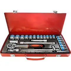 GENERICO - Juego Dados Con Chicharra Barrote Y Extensiones 12 24pc Naranja Negro Plateado