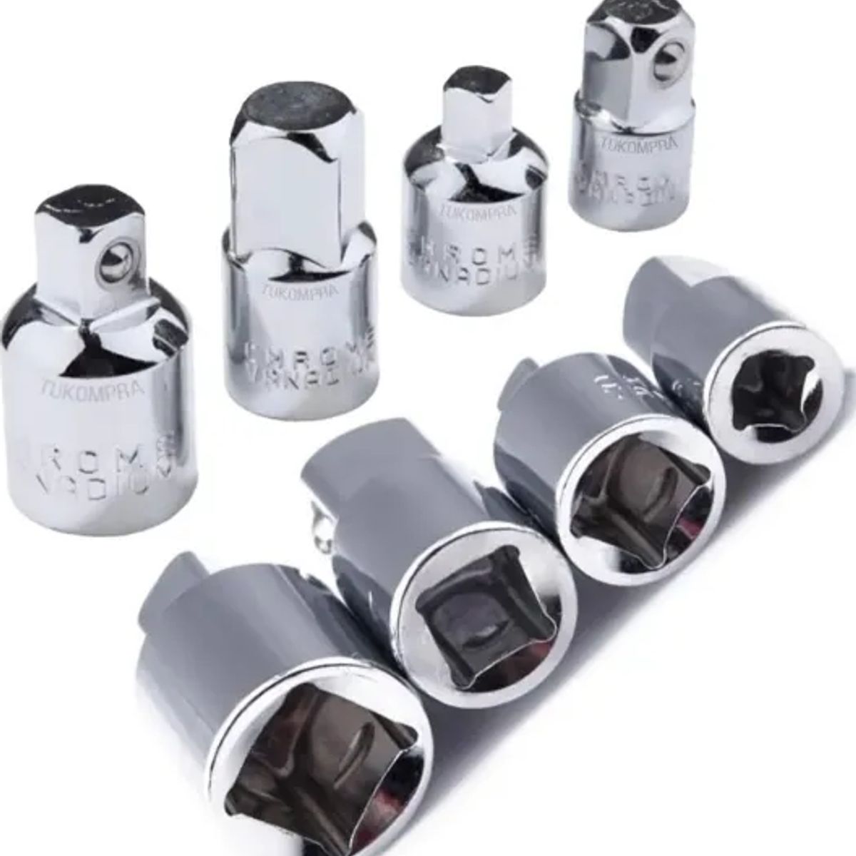 GENERICO - Set 4 Adaptadores Para Dados Chicharra 14-12 Pulg Plateado