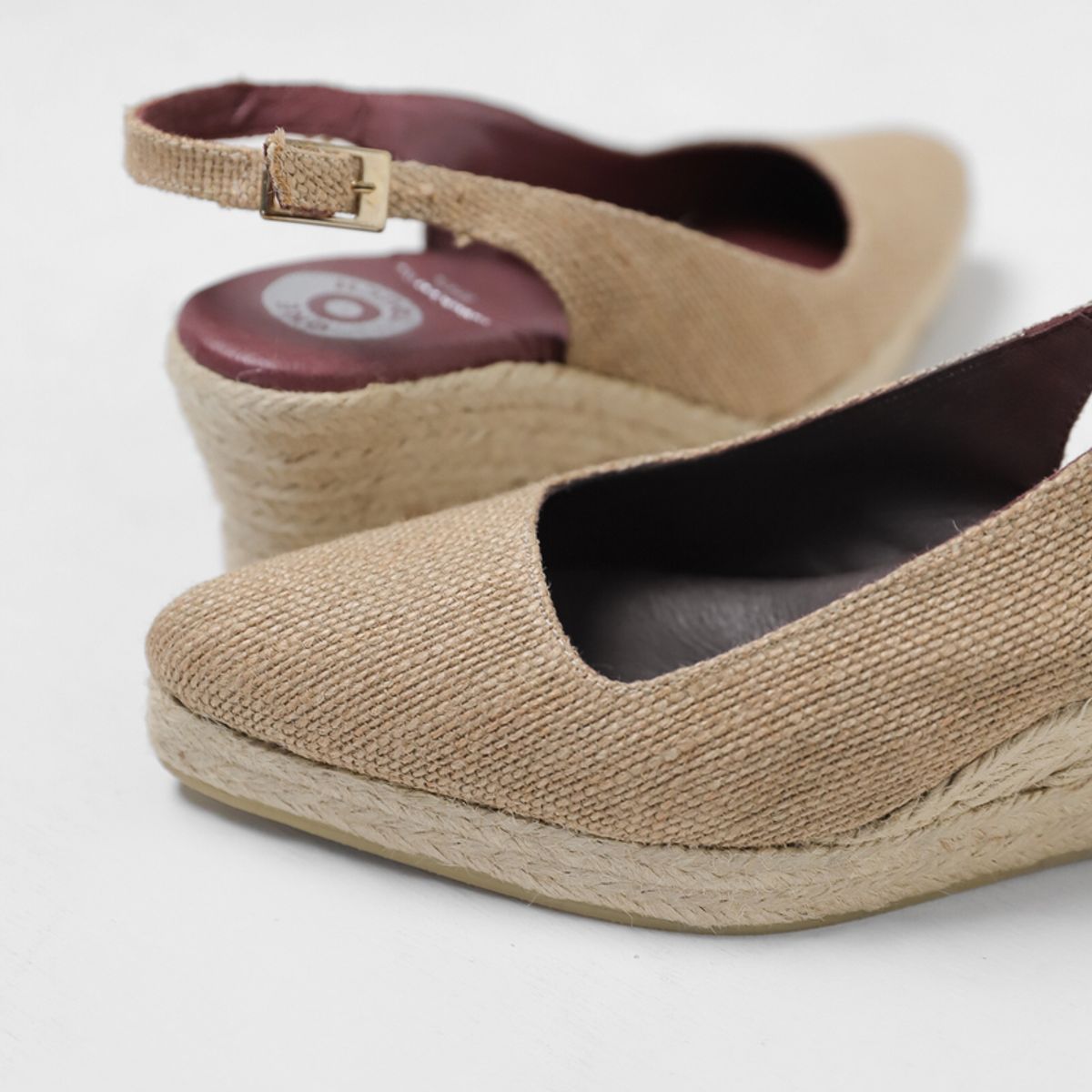 ONE TOUCH LIMITED - Zapato Mujer Yute Salón Natural One Touch