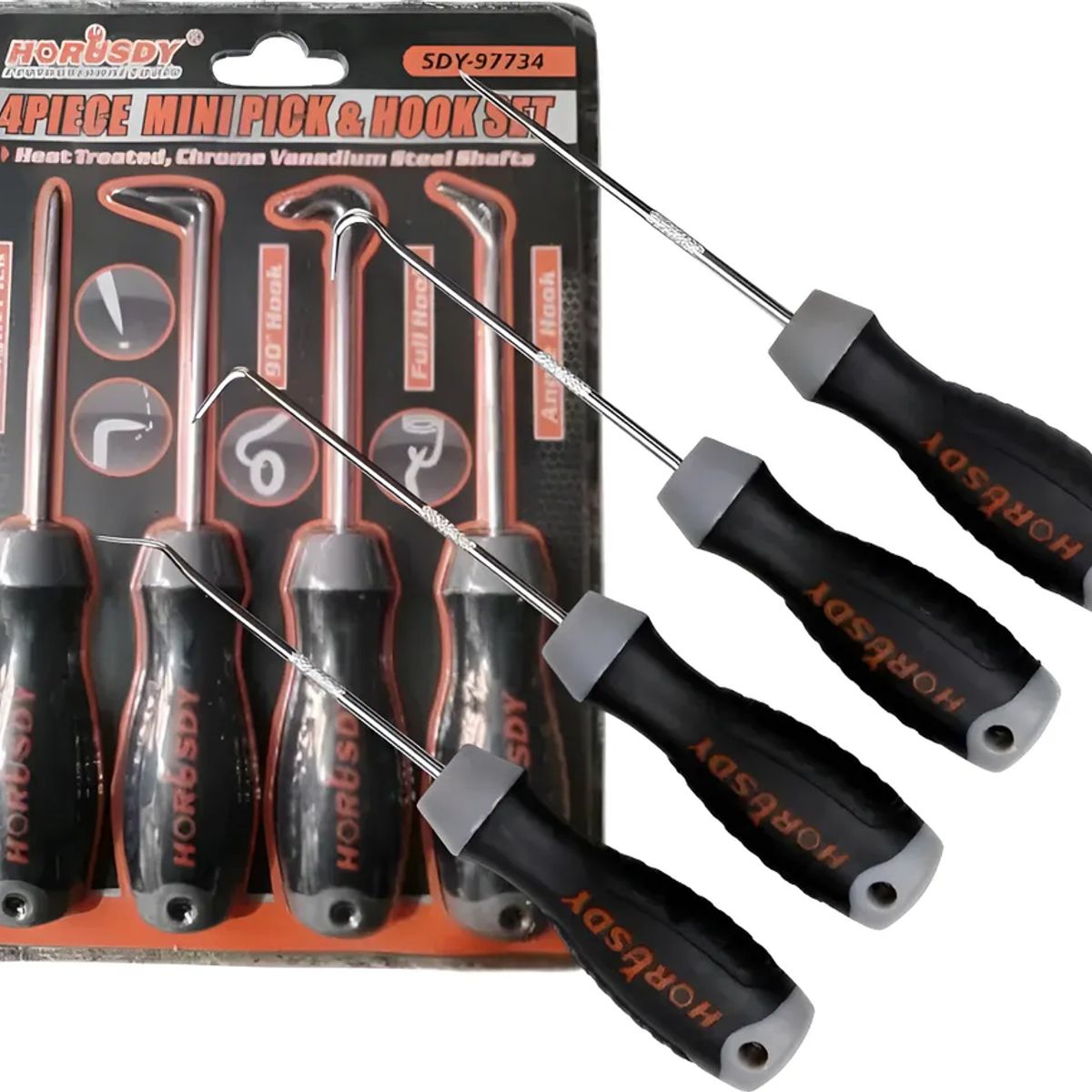GENERICO - Juego De Herramientas Ganchos Automotrices Mini Pick Horusdy