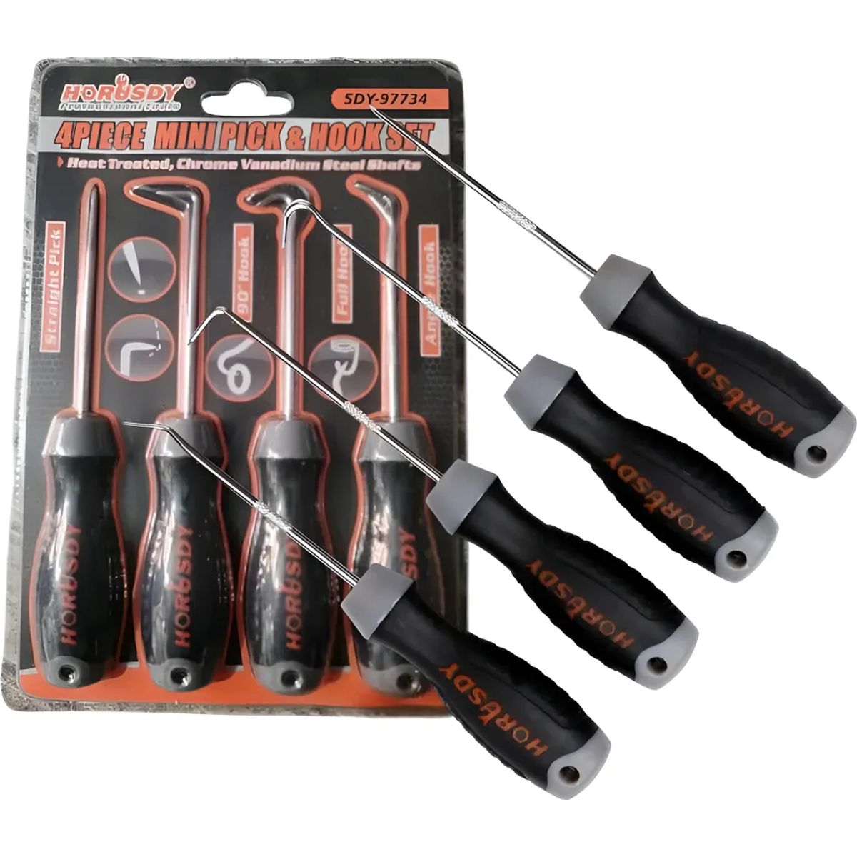 GENERICO - Juego De Herramientas Ganchos Automotrices Mini Pick Horusdy