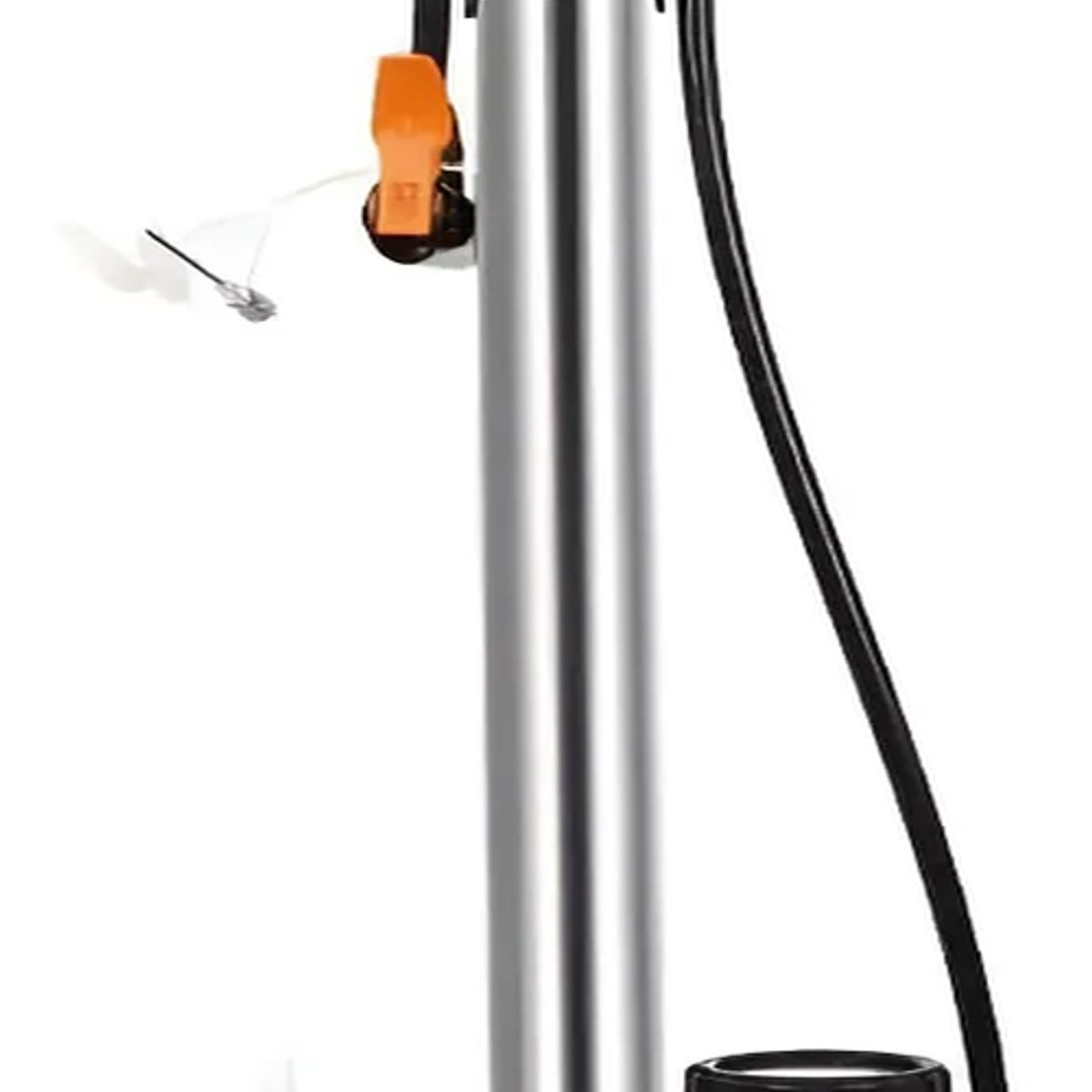 GENERICO - Bombin Bicicleta Profesional Inflador Balon Medidor Presion Color Plateado