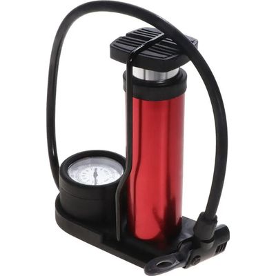 Imagen 2 del producto Bomba Inflador De Pie Pneumáticos Bici Motos Pelotas Carros Color Rojo
