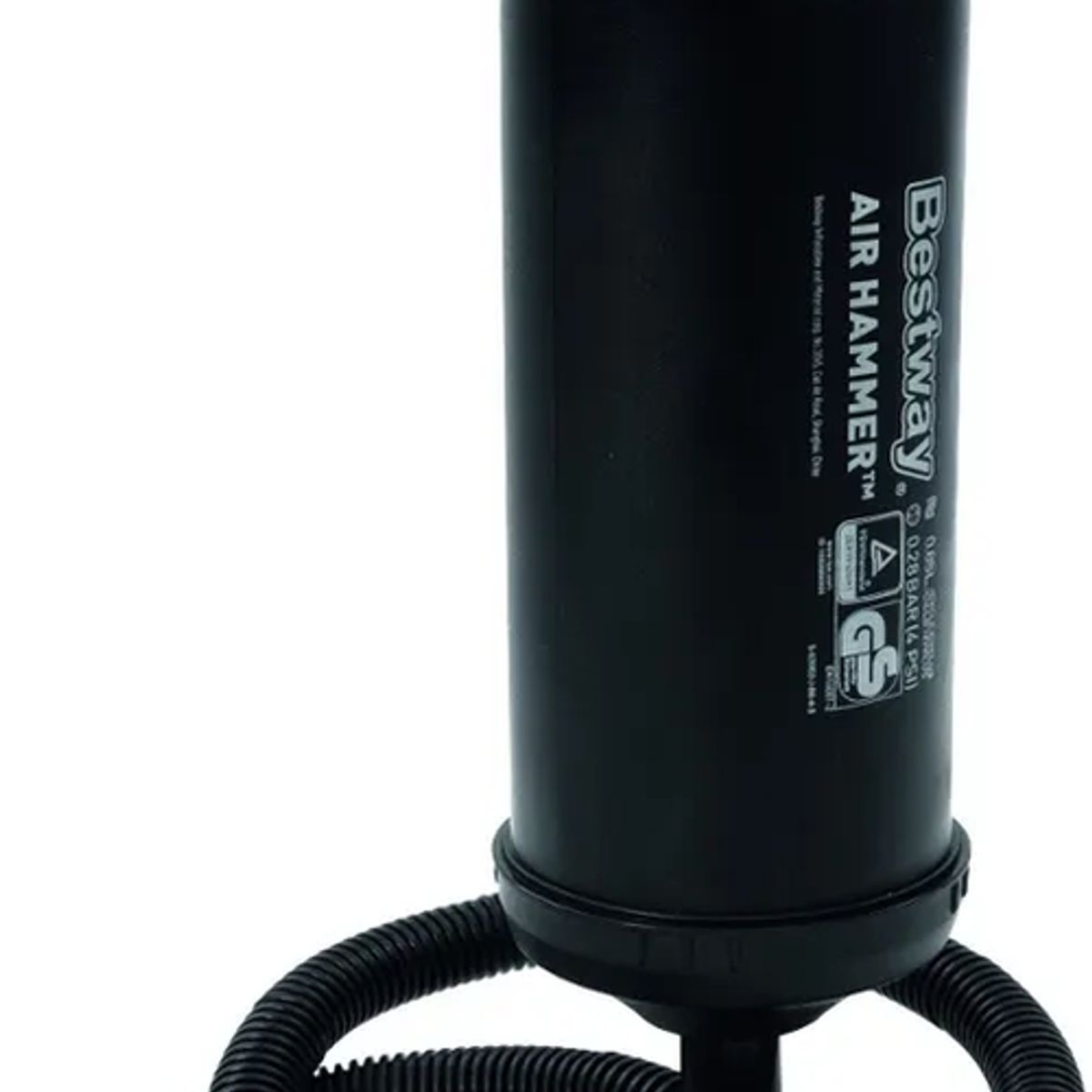 GENERICO - Inflador manual portátil Bestway 62002 para camping color negro 4psi