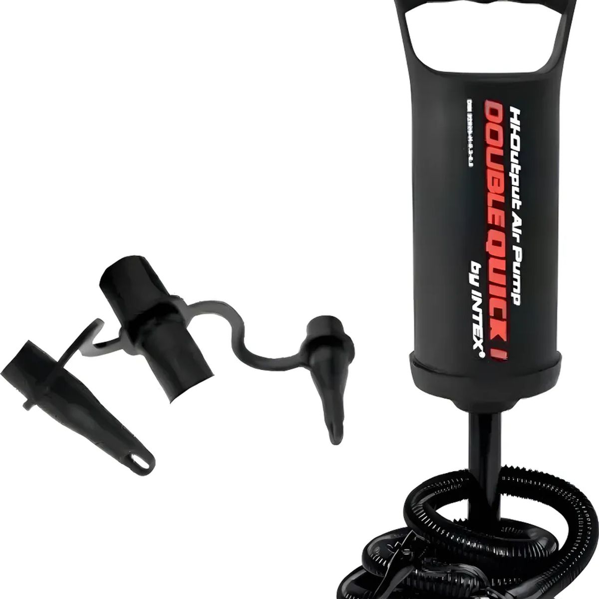 GENERICO - Bomba de aire manual Double Quick Medium - Intex 68614 color negro