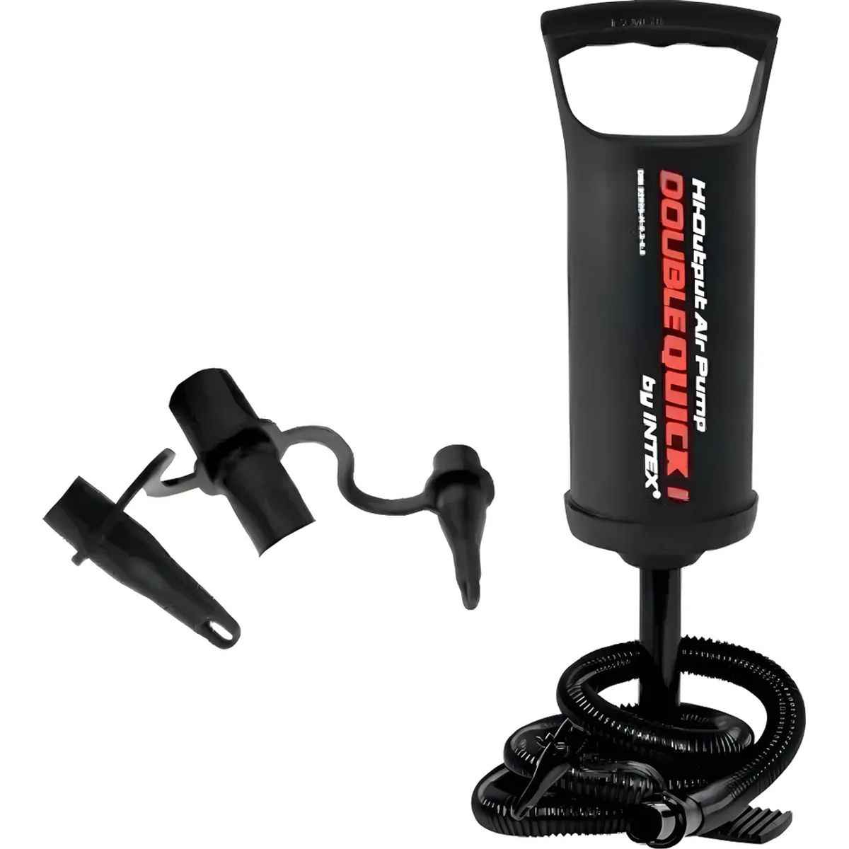 GENERICO - Bomba de aire manual Double Quick Medium - Intex 68614 color negro