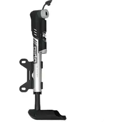 GENERICO - Bombín De Bicicleta Con Manómetro 2-way Doble Acción Plateado