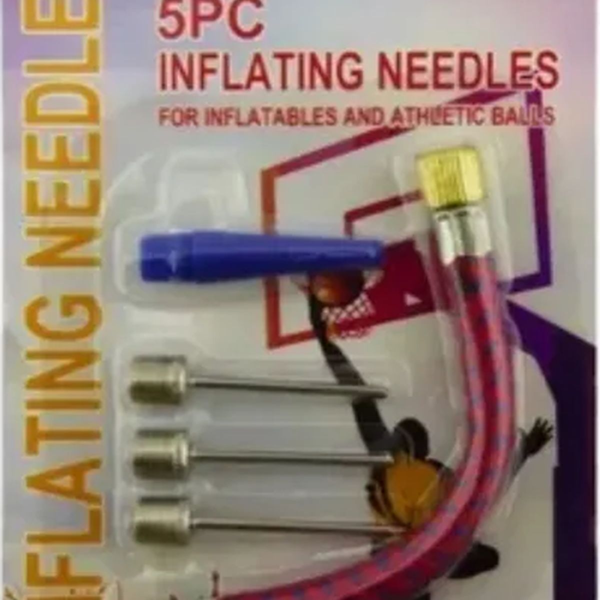 GENERICO - Set De Agujas Para Inflar Rojo