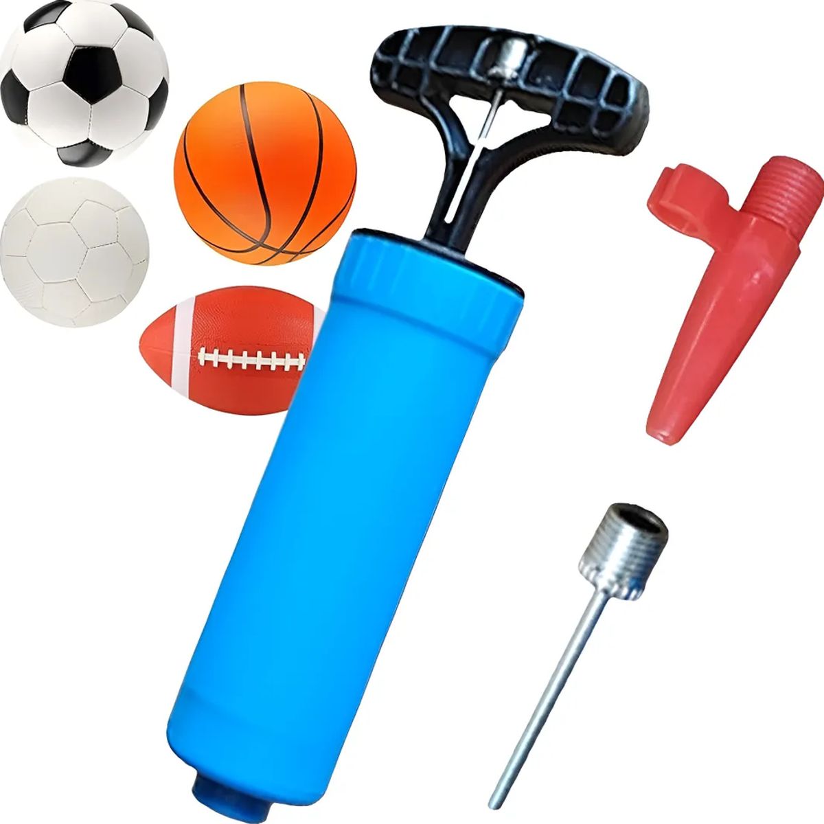 GENERICO - Inflador Pelotas Aguja Bombin Pelota Inflador De Pelotas