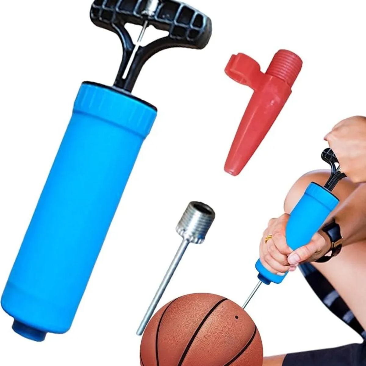 GENERICO - Inflador Pelotas Aguja Bombin Pelota Inflador De Pelotas