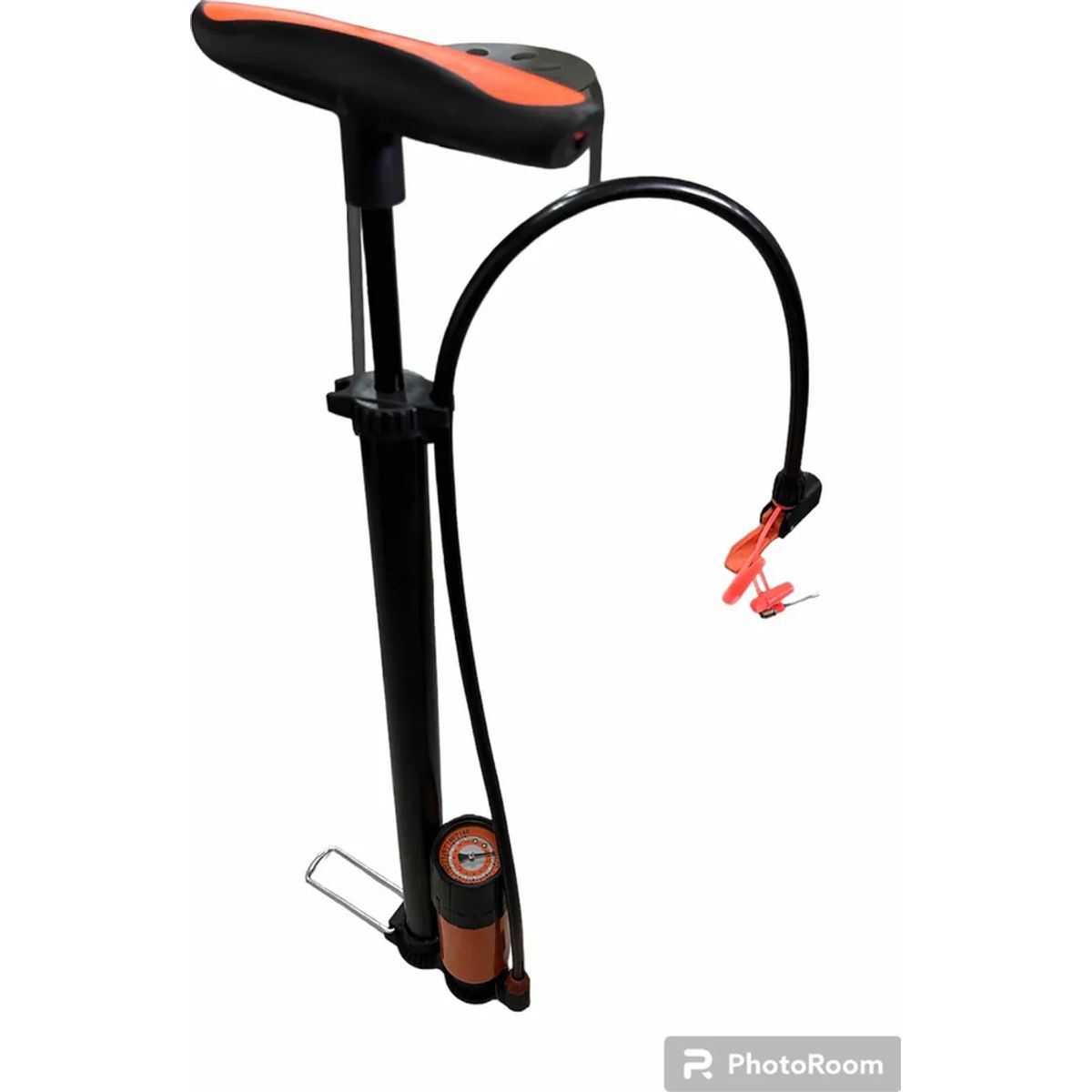 GENERICO - Bombin Inflador Bicicleta 65cm Medidor 160 Psi Full