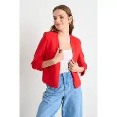 IO - Casaca Lisa Mujer Rojo