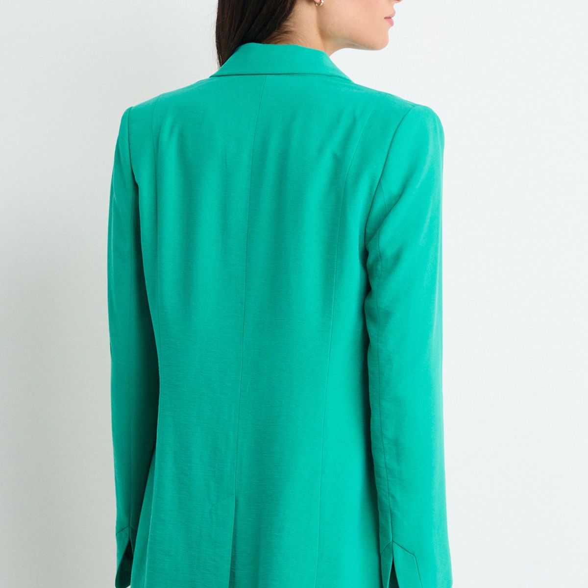IO - Blazer Liso Mujer Verde Oliva Io