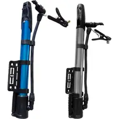 GENERICO - Bombín Manual Inflador Para Llantas De Bicicleta Y Pelotas Negro Azul Gris Rojo