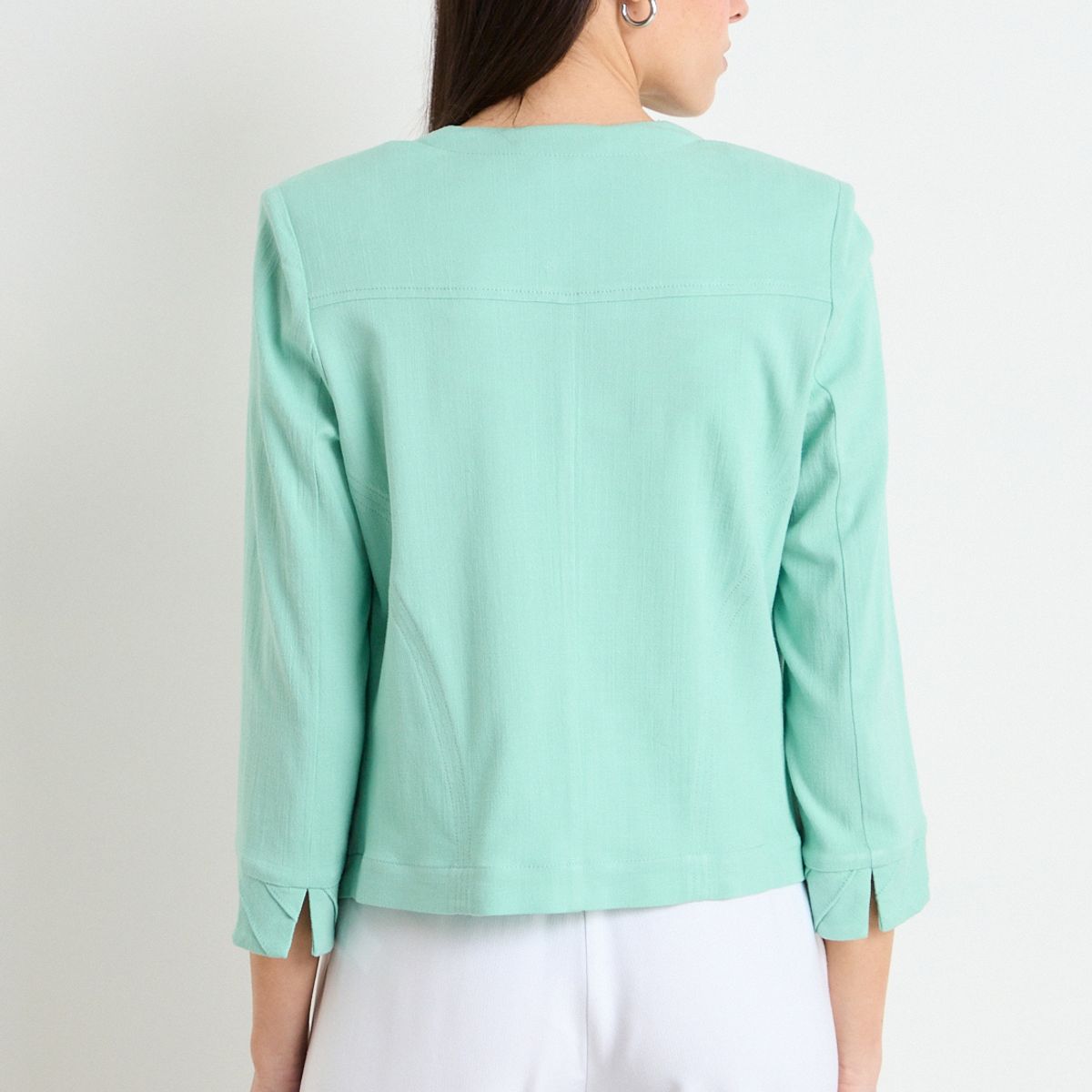 IO - Casaca Lisa Mujer Verde Io