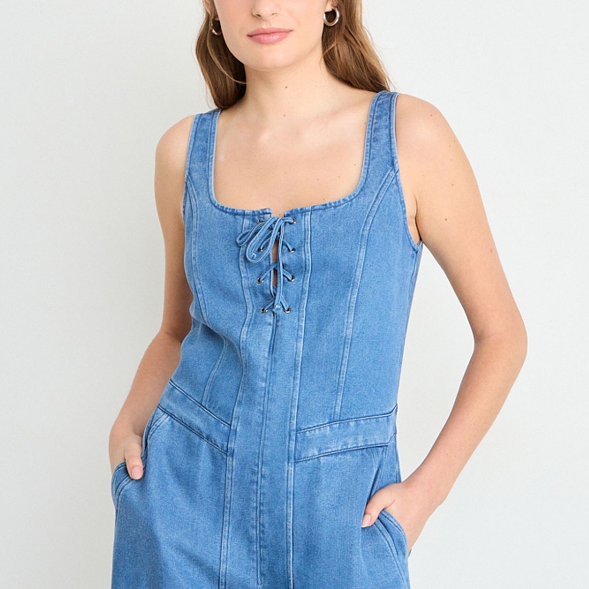 IO - Enterito Liso Mujer Celeste Io