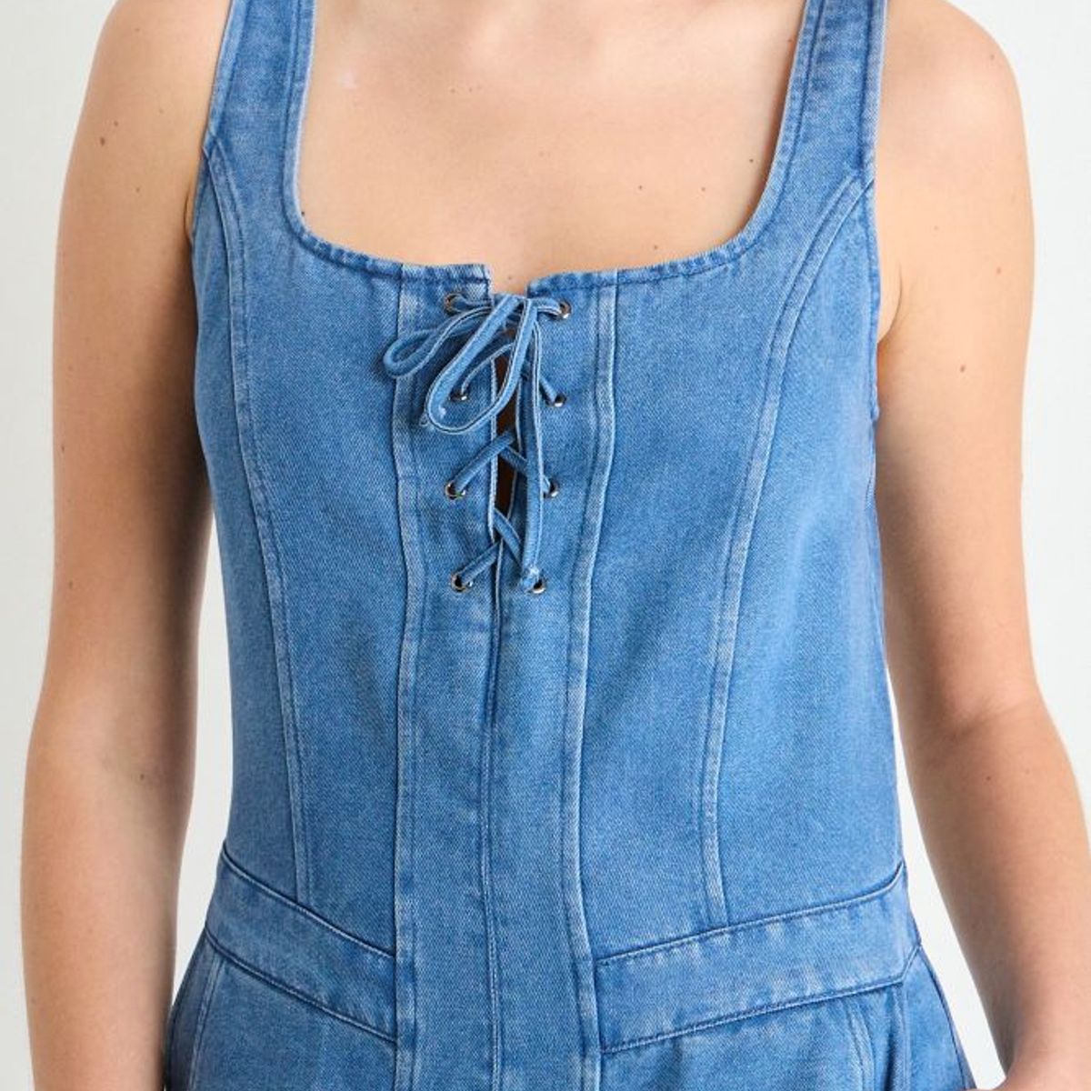 IO - Enterito Liso Mujer Celeste Io