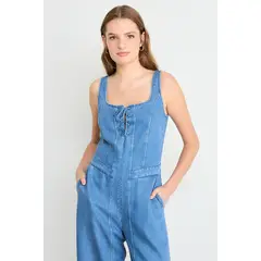 IO - Enterito Liso Mujer Celeste