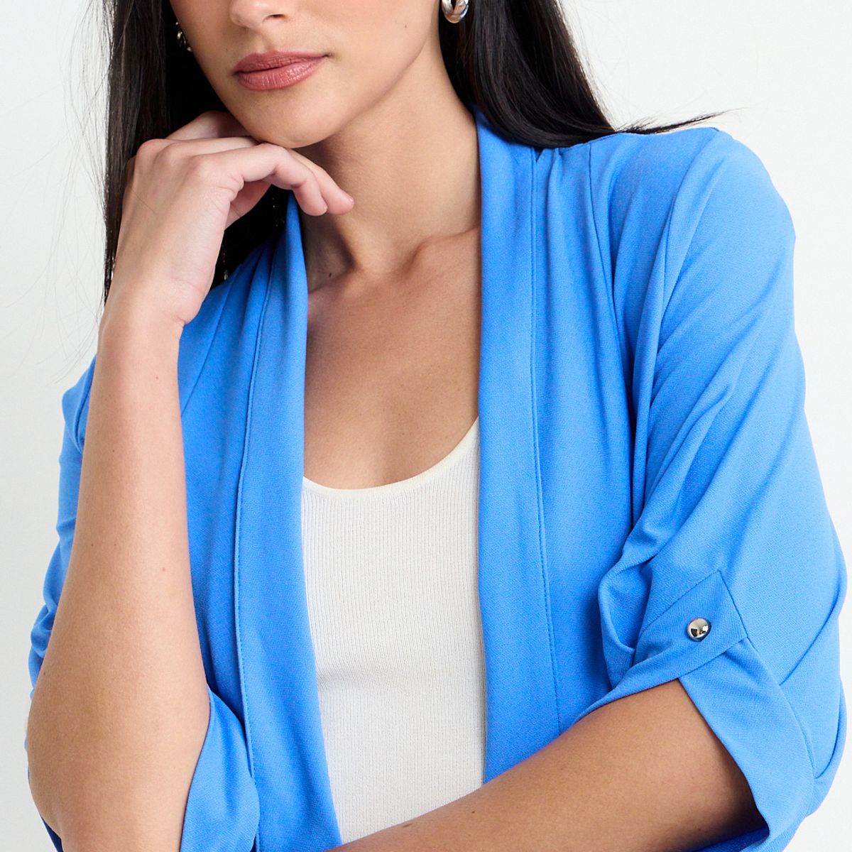 ASH - Tapado Liso Mujer Azul Ash