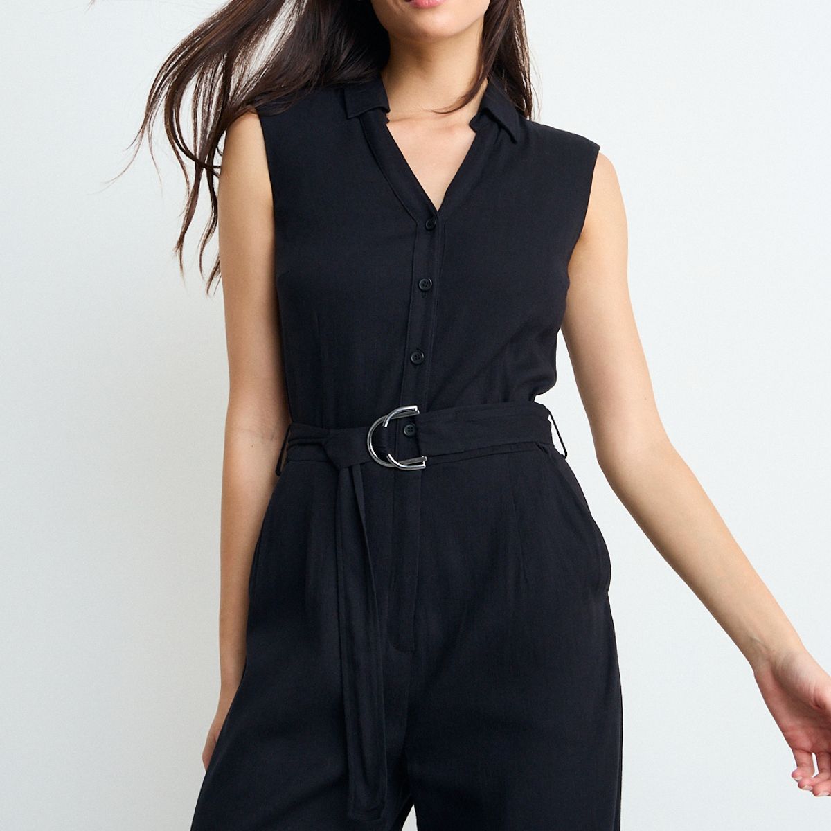 IO - Enterito Liso Mujer Negro Io